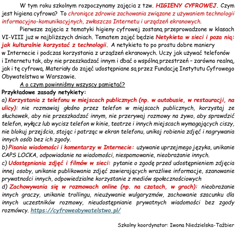 ICO. 17.11.2025 Netykieta